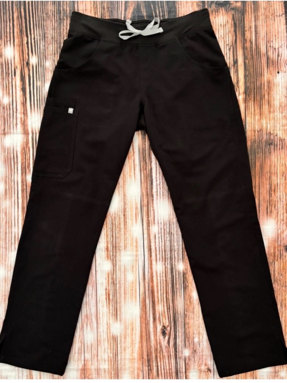 Figs Kade Black Scrub Pants